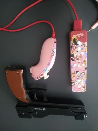 mando Wii minie mouse nuckchuk y pistola