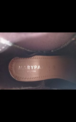 Botines marrón chocolate. N.38- 10€