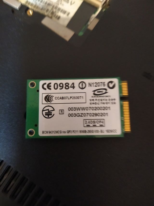 MODULO WIFI ORDENADOR PORTATIL n12075 broadcom