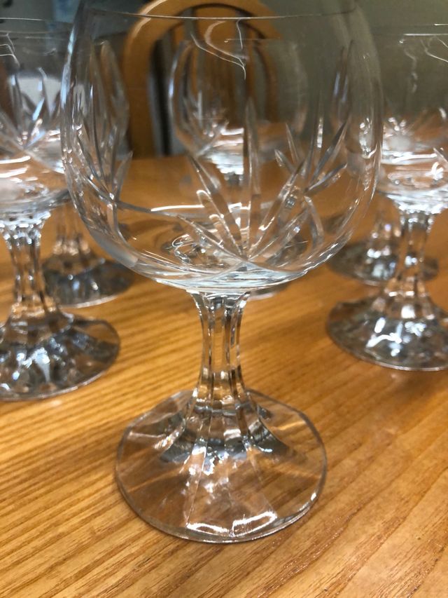 COPAS CRISTAL DE BOHEMIA / LICOR / VINTAGE