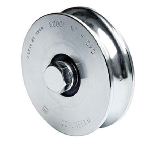 Coppia Ruote zincate per cancelli 300 - Ø 140 mm