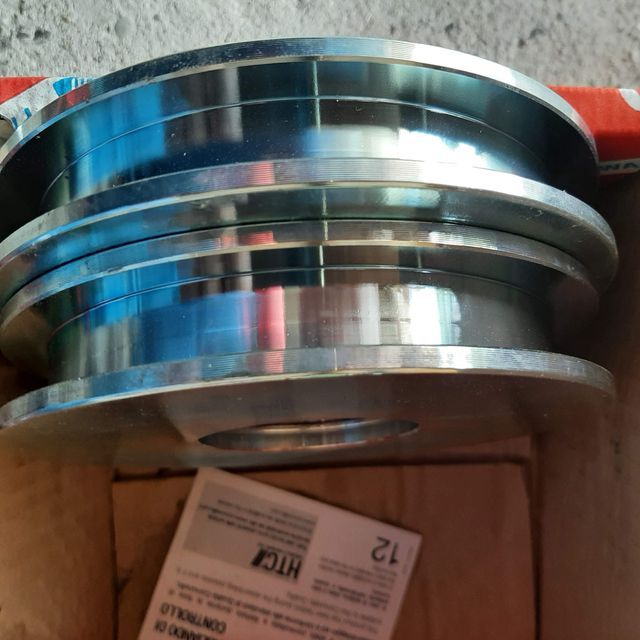 Coppia Ruote zincate per cancelli 300 - Ø 140 mm