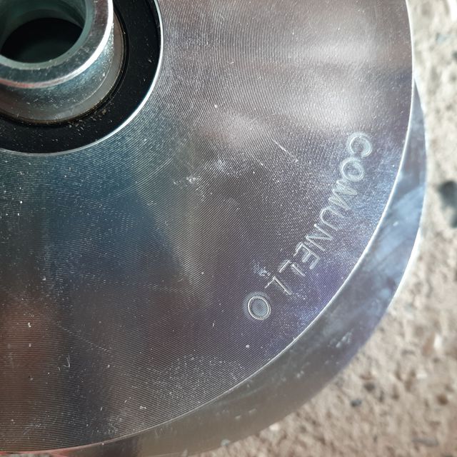 Coppia Ruote zincate per cancelli 300 - Ø 140 mm