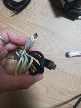 2 cables USB mini tipoB