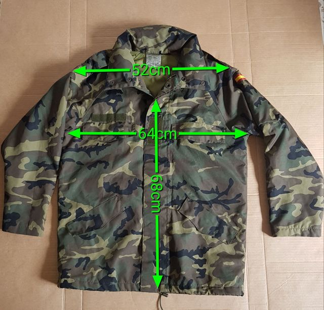 Chaqueton Ejército Español Impermeable. Talla 1
