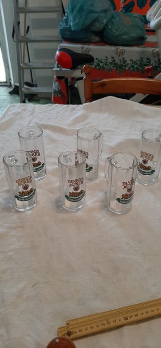 set 6 bicchieri da birra