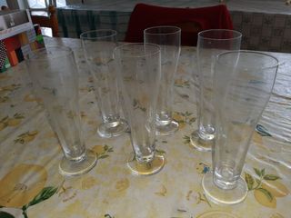 set 6 bicchieri da birra 
