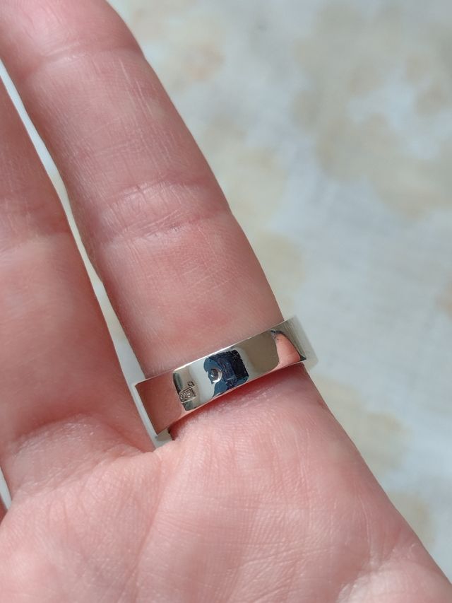 anillo plata y citrino