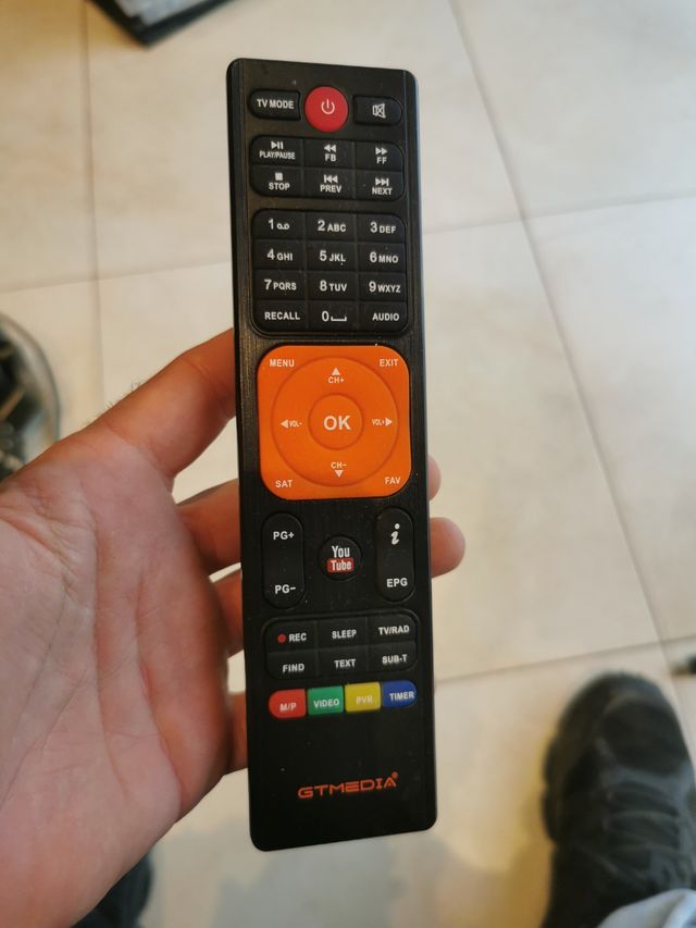 gt media descodificador con mando