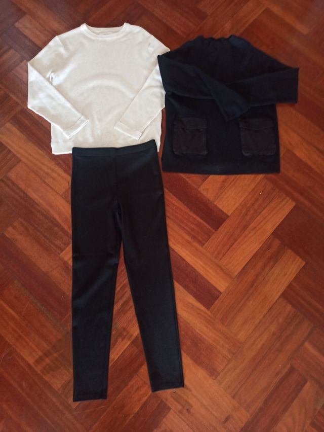 Lote niña 11/12 zara jerseys y pantalón