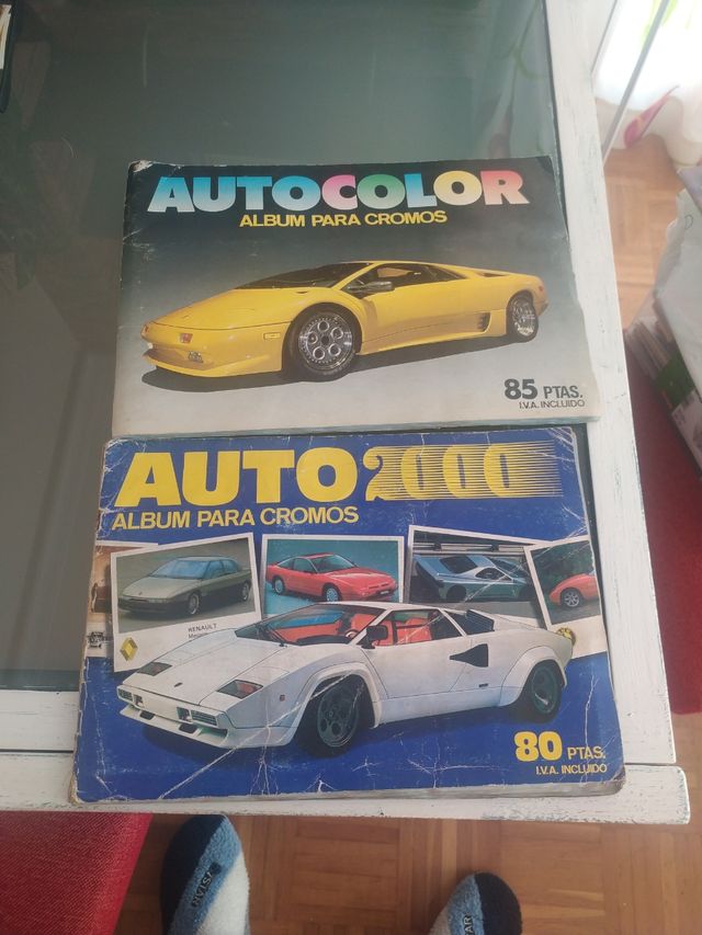 Álbumes cromos antiguos coches