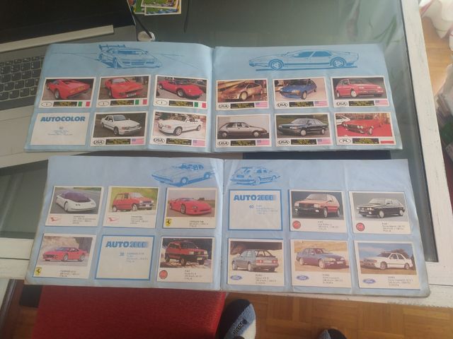 Álbumes cromos antiguos coches