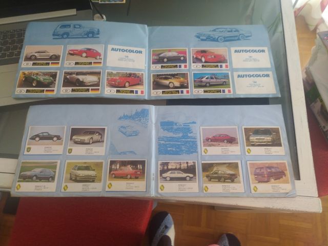 Álbumes cromos antiguos coches