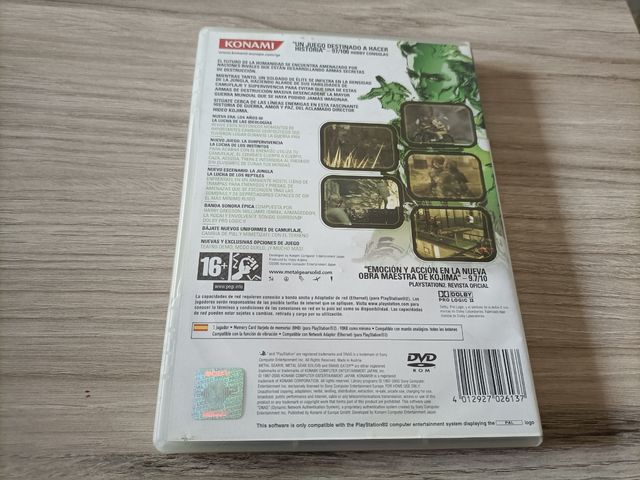 Metal Gear Solid 3 Snake Eater PS2