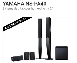 Conjunto altavoces yamaha