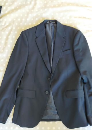  traje chaqueta azulón 