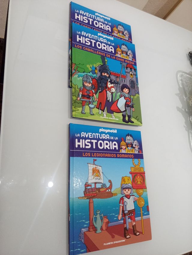 libros cuento PLAYMOBIL y ASTÉRIX