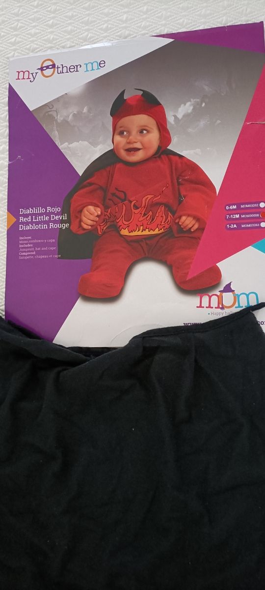 Disfraz diablillo bebé 