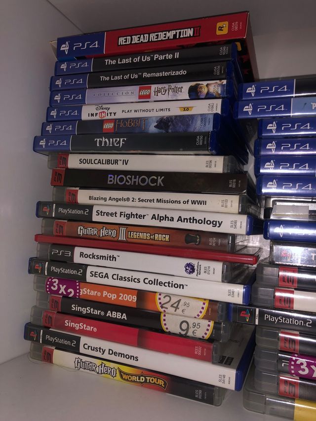 Juegos PS1, PS2, PS3 y PS4