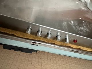 Campana extractora inox y vitro 