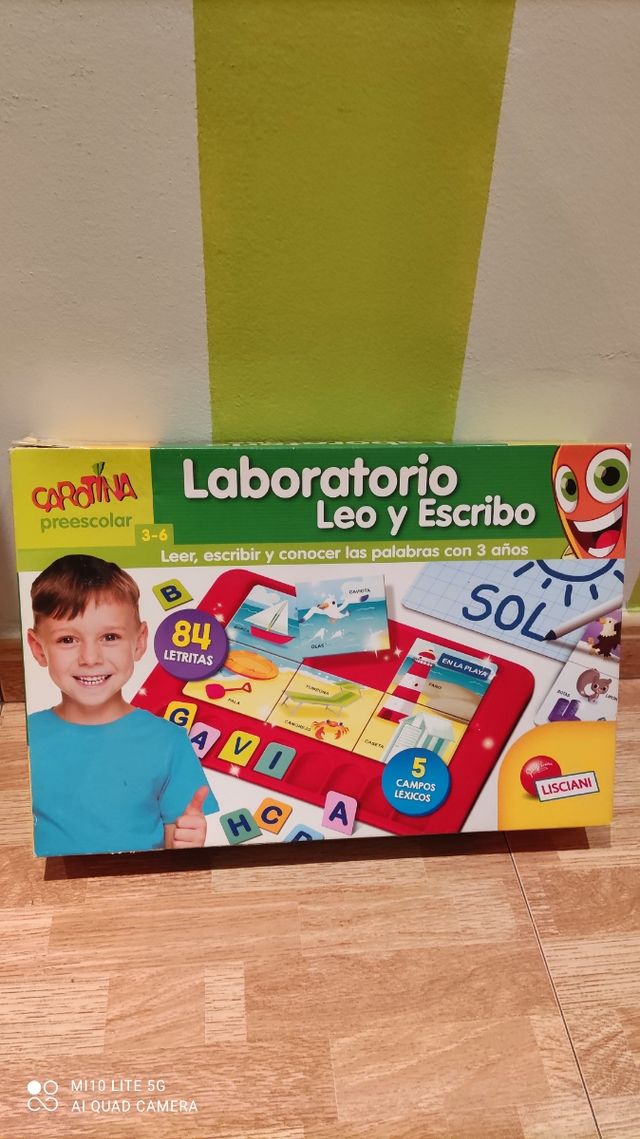 juego leo y escribo.3-6 años.