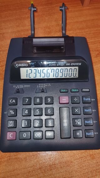 Calculadora-impresora CASIO