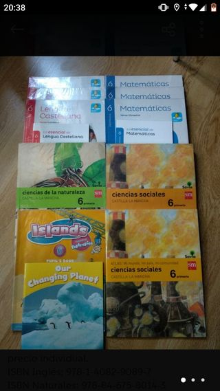 Libros de texto 6° de Primaria
