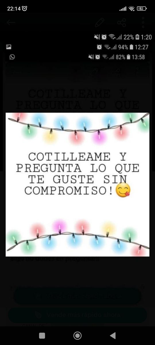 Cotillea y mira las cositas que tengo