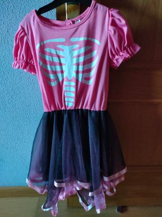 Disfraz esqueleto niña 4-6 años