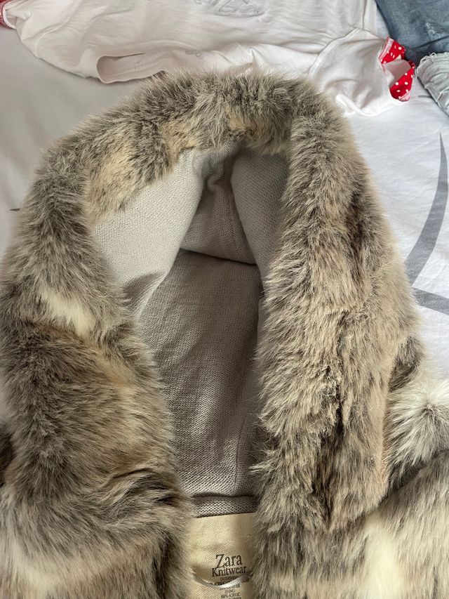 Chaleco de imitación a piel