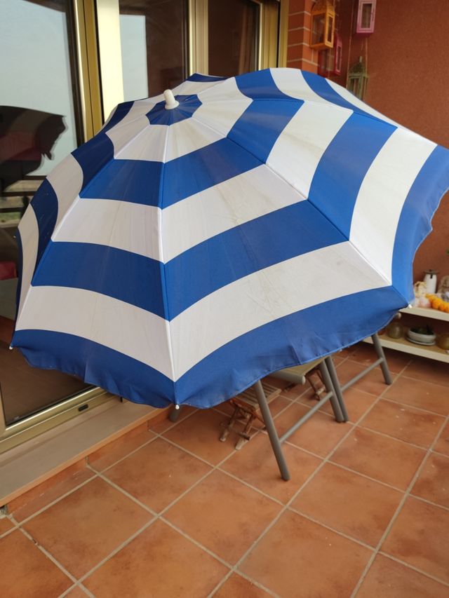 Sombrilla portátil jardín