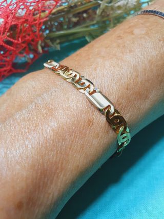 Pulsera Sra. 19cm. Oro de 18kl. 