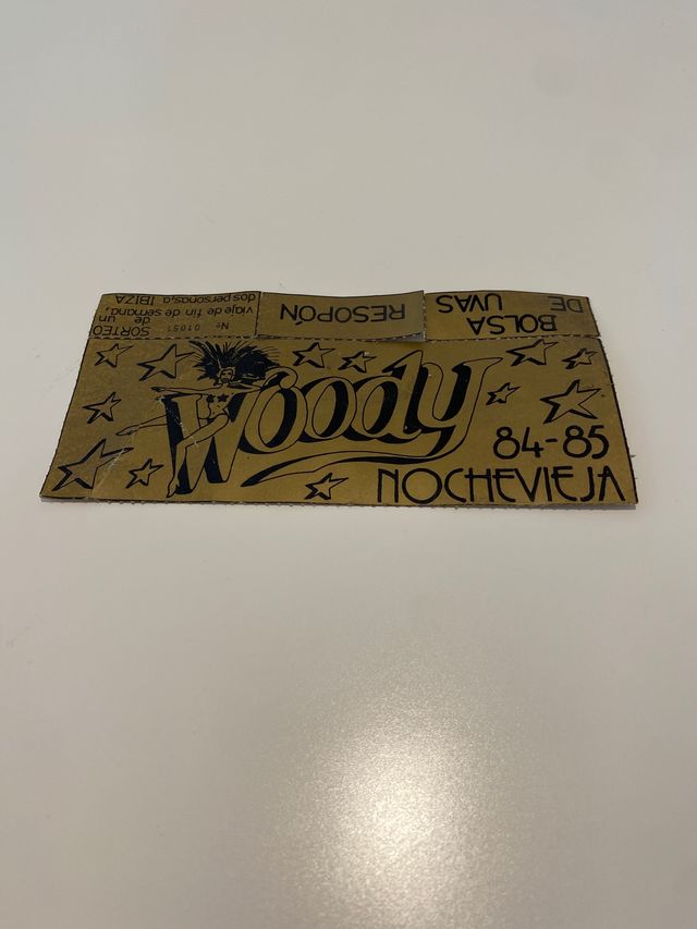 Ingresso a WOODY. Capodanno 84-85