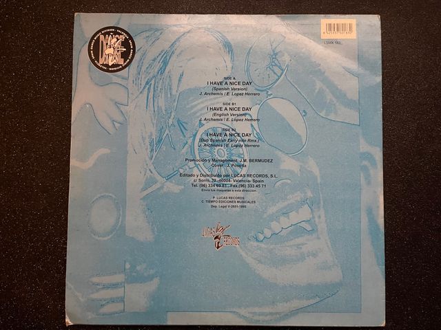 Spitzberg – I Have A Nice Day 12" VINILO NUEVO