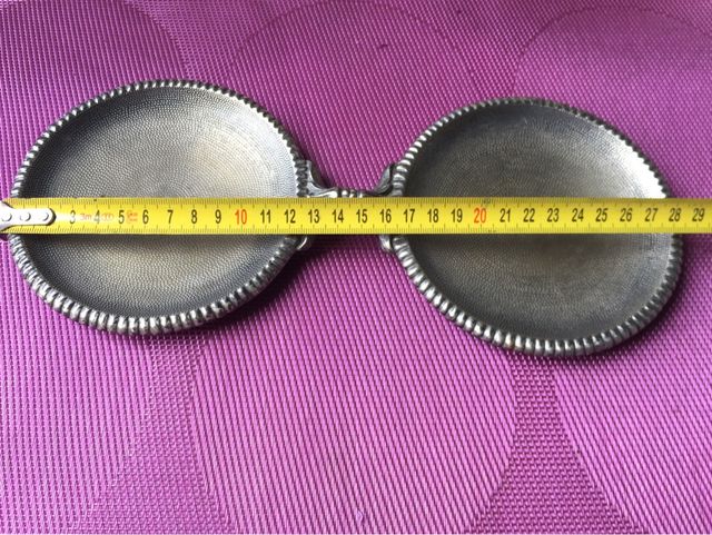 Jabonera/plato plateada doble