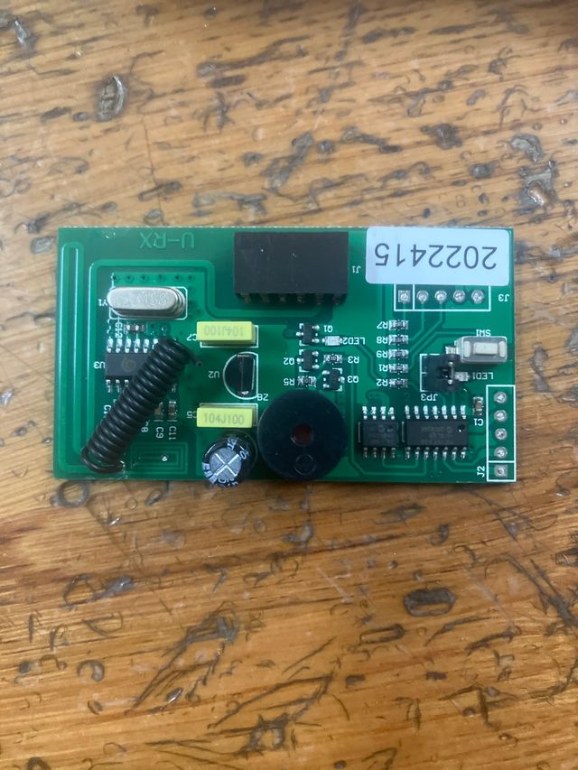 Receptor 433,92 mhz con 10 mandos