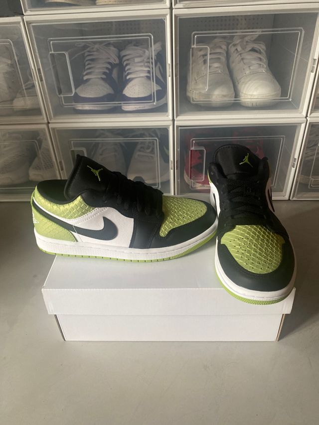 Vendo Jordan 1 Low Snakeskin Vivid Green