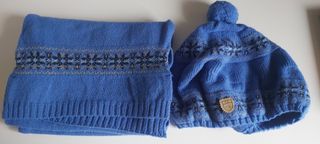 Conjunto gorra y bufanda de Trasluz