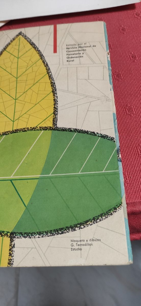 folleto antiguo, años 60.