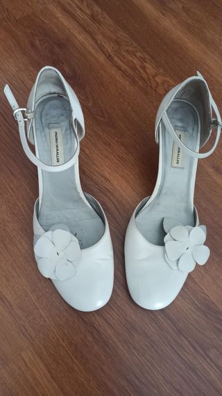 Zapatos sandalias boda/ novia Pedro Miralles