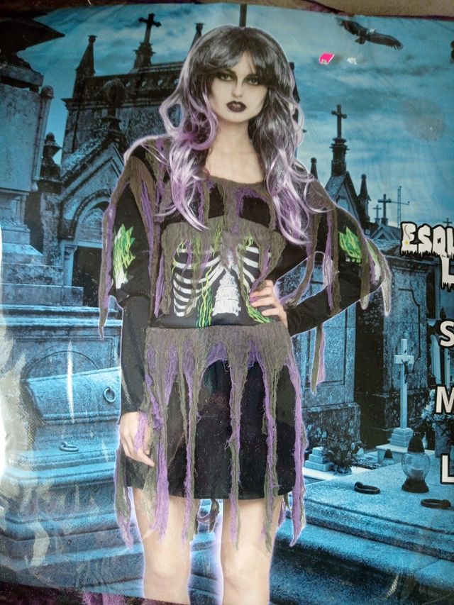 Disfraz esqueleto femenino