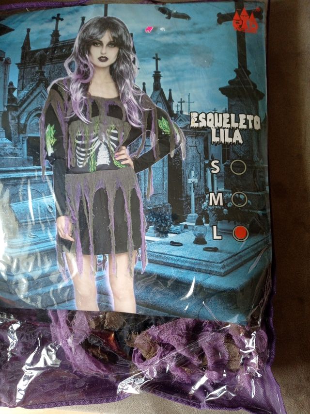 Disfraz esqueleto femenino