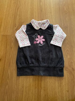 Vestido bebé niña, 6 meses