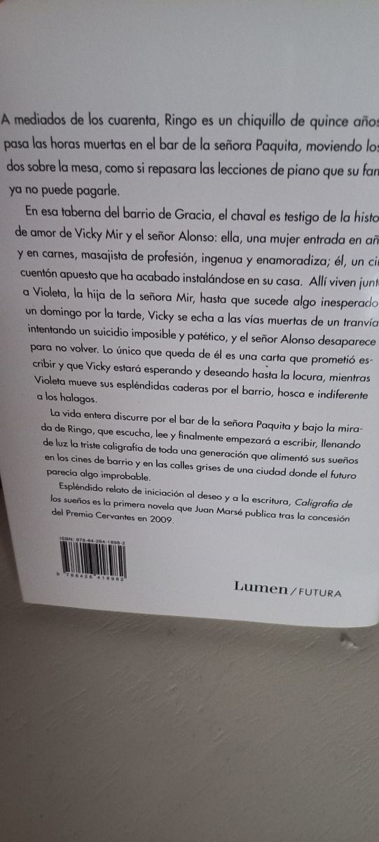 Caligrafía de los sueños