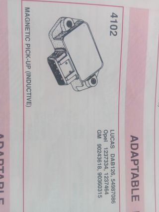 Ref. 4102 Módulo encendido electrónico Opel 