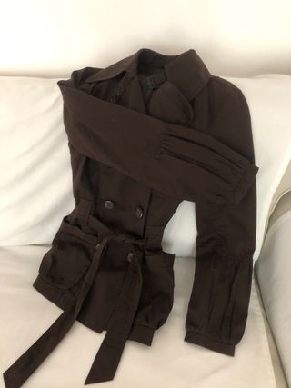 Gabardina marrón talla s Vero moda