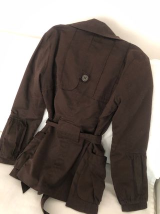 Gabardina marrón talla s Vero moda