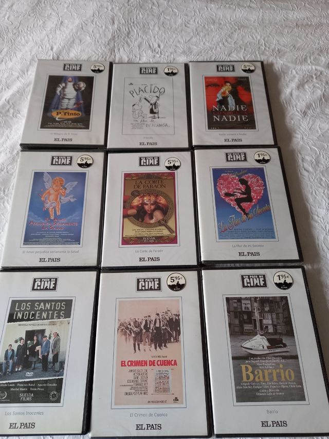 Cine español. Dvd's sin abrir