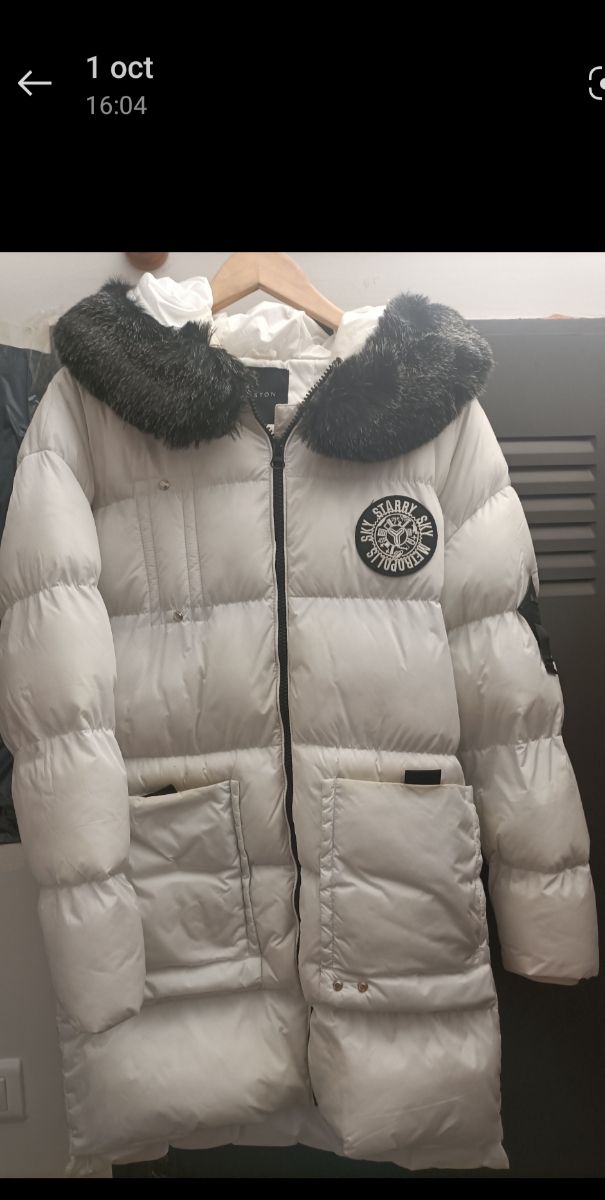 cazadora plumas mujer