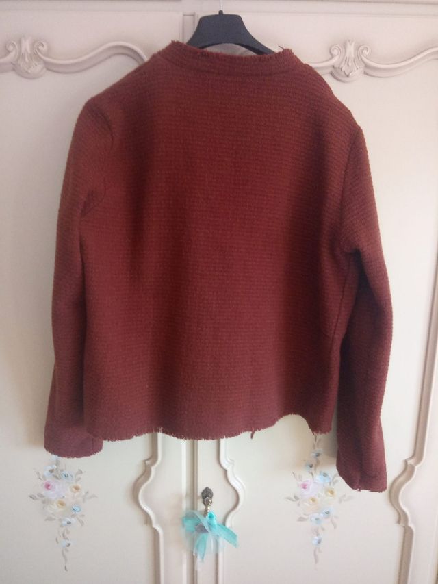 Giacca di panno marrone. TG.L.